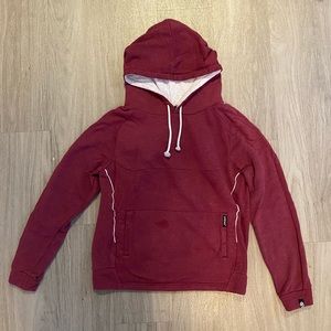 Oversized Hoodies in Burgundy